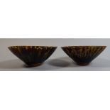 A Pair of Chinese Jizhou Tortoiseshell Glaze Bowls. 15.