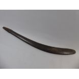 An Aboriginal Carved Throwing Club. 71cm Long.