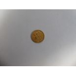 A Gold Half Sovereign,