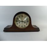 An Oak Cased Mantle Clock