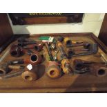 A Collection of Vintage Pipes