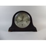 An Oak Westminster Chime Mantle Clock