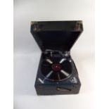 A Vintage Columbia Wind Up Gramophone No.