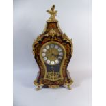 A Reproduction Boulle and Ormolu Bracket Clock with German Eight Day Movement,