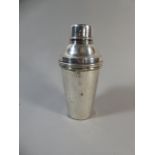 An Edwardian Silver Plated Cocktail Shaker, 19.