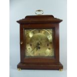 A Good Quality Comitti Westminster Chime Mantle Clock with Gilt Dial.