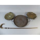 An Art Nouveau Two Handled Copper Tray,