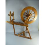 A Pine Spinning Wheel