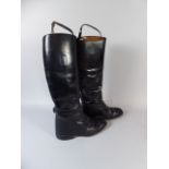 A Pair of Leather Ladies Riding Boots,