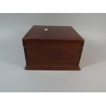 A Late 19th Century Mahogany Box,