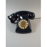 A Vintage Style Push Button Telephone