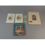 An American Child's ABC Book by Eulalie Grover Together with Hand Painted Peter Rabbit Ovals and a