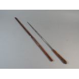 A Bamboo Swagger Sword Stick,