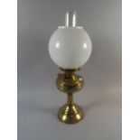 A Brass Oil Lamp with Duplex Controls