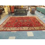 An Antique Persian Tabriz Rug 336x262