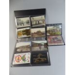 A Ring Binder Album of Approx 54 Cards Mainly Local to the West Midlands to Include Tong, Shifnal,