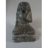 A Museum Replica Egyptian Figure with a British Museum Impressed Mark.