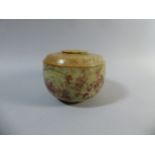 A Chinese Soapstone Lidded Circular Pot, 16cm Diameter.