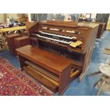 A Conn Electric Organ and Bench,