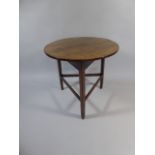 An 18th Century Oak Cricket Table,