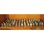 A Collection of Sixty Three WWII Del Prado Metal Figures