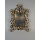 A Nice Quality Edwardian Silver Plated Photo Frame in the Rococo Style.