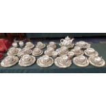 A Collection of Coalport Indian Tree Teawares to Include 18 Cups, 15 Saucers, 23 Side Plates,