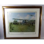 A Large Limited Edition Framed Terence Cuneo Print,