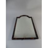 An Art Deco Tortoiseshell Veneered Table Mirror with Arched Top, in the Style of Asprey.