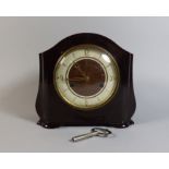 An Art Deco Smiths Bakelite Mantel Clock
