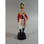 A Royal Worcester Figure, Officer of the Coldsream Guards 1815. No.