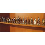 A Collection of Seventeen Del Prado Metal Models of Mounted Cavalry