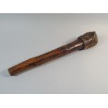 A Turned Wooden Shillelagh.