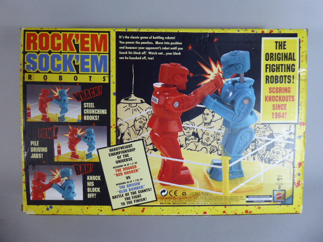 A 2008 Edition 'Rock'Em and Sock'Em Robots' Game.