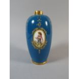 A Late 19th/Early 20th Century Hand Painted Coalport Vase Marked Under B3288.