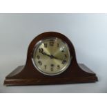 An Oak Westminster Chine Mantle Clock