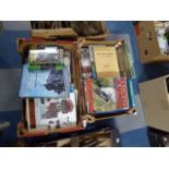 Two Boxes of Books on Railway Locomotives, Railways of the World,
