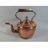 A Victorian Large Copper Kettle,