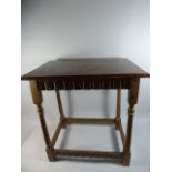 An Oak Rectangular Occasional Table 74cm Long.