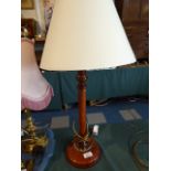 A Wooden Table Lamp,