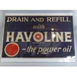 A Printed American Havoline Oil Poster,