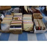 A Collection of Six Boxes of 33rpm and 78rpm Records