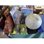 A Collection of Various Star Wars Figures and Toys