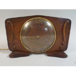 An Art Deco Walnut Electric Mantle Clock by Smiths,