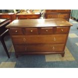 A Stag Bedroom Chest with Four Short Drawers Over Two Long Drawers,