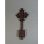 A Carved Wooden Crucifix,