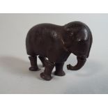 A Victorian Metal Walking Elephant Toy,