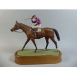 A Royal Worcester Figure Group, 'The Winner' Designed by Doris Lindner.