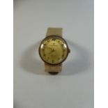 A Ladies 9ct Gold Vintage Electromatic Wrist Watch by Sahida. 35.9gms Total.