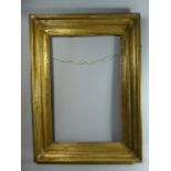 A Good Quality 19th Century Giltwood Picture Frame with Untouched Gilding.